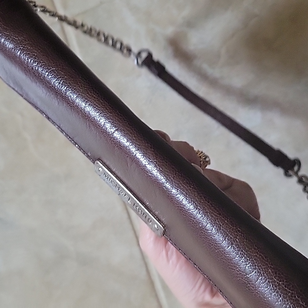 Y2K VTG Michael Kors Brown Quilted Leather Bag - Picture 9 of 9